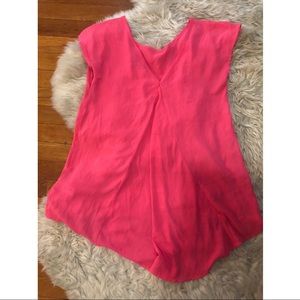 Pink Forever 21 swing top S shirt sleeves blouse